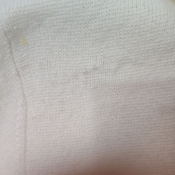 Talbots Black and White Button Down sweater with Polo Collar and Long Sleeves M - Picture 8 of 8